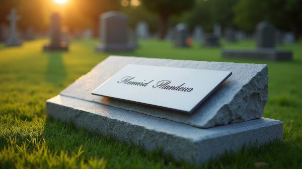 Personnalisation de tombes modernes pour un hommage unique